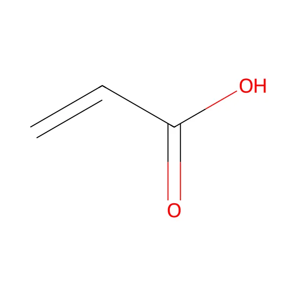 البنية الجزيئية لـحمض البولي أكريليك — CAS 9003-01-4