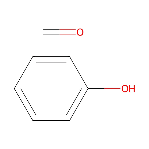 البنية الجزيئية لـراتنج الفينول فورمالديهايد — CAS 9003-35-4