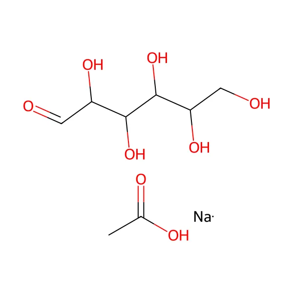 البنية الجزيئية لـكربوكسي ميثيل سليلوز الصوديوم — CAS 9004-32-4